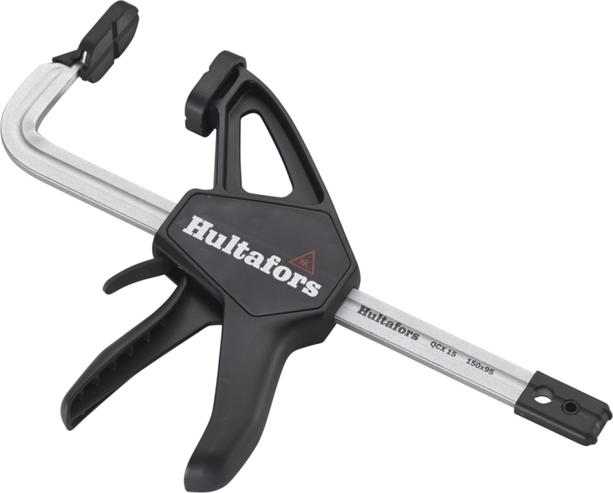 Hultafors Lijmklem QCX 15 zwart - met snelspanner - HU521153