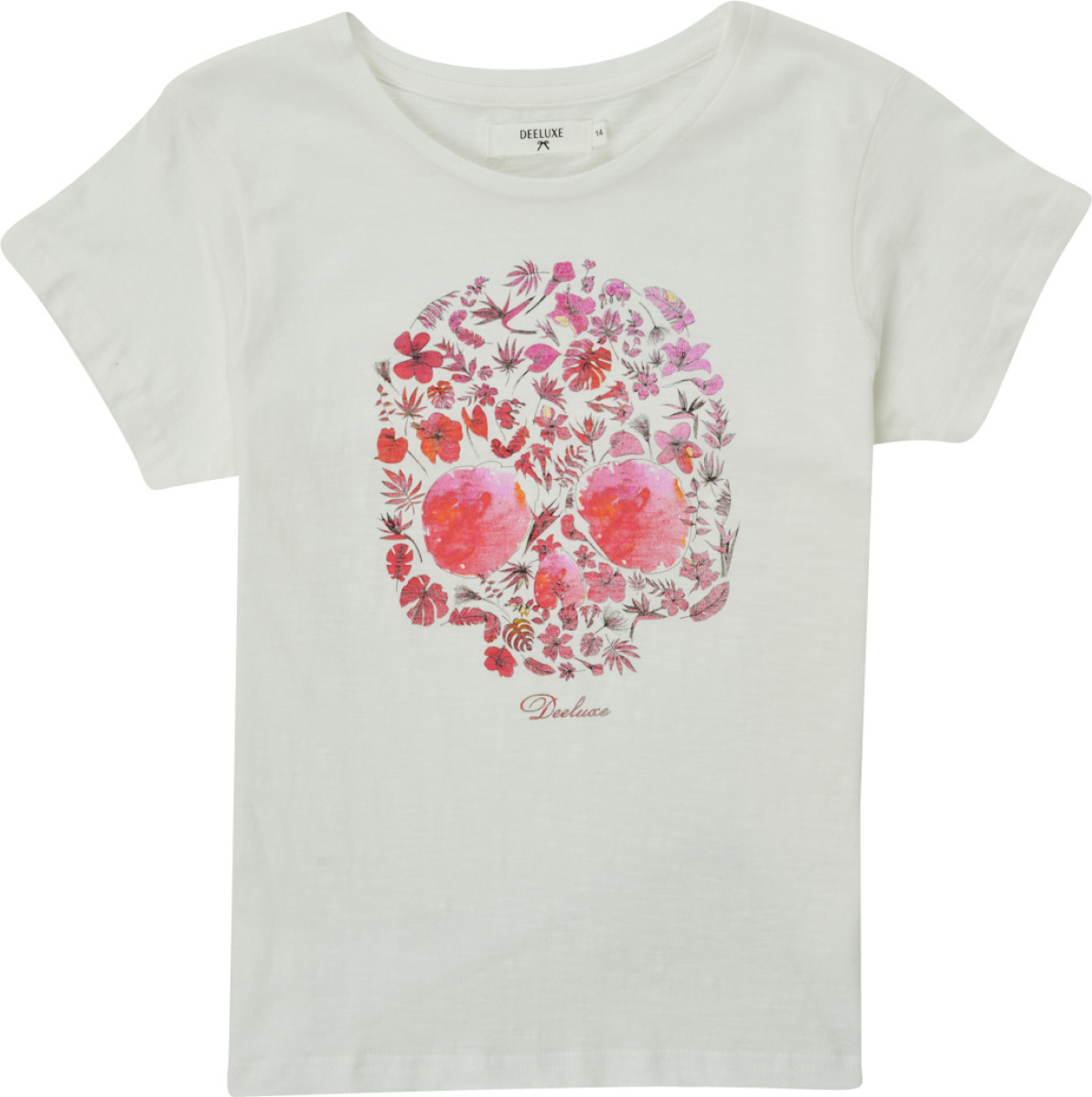 T-shirt Korte Mouw Deeluxe  FLORISKULL