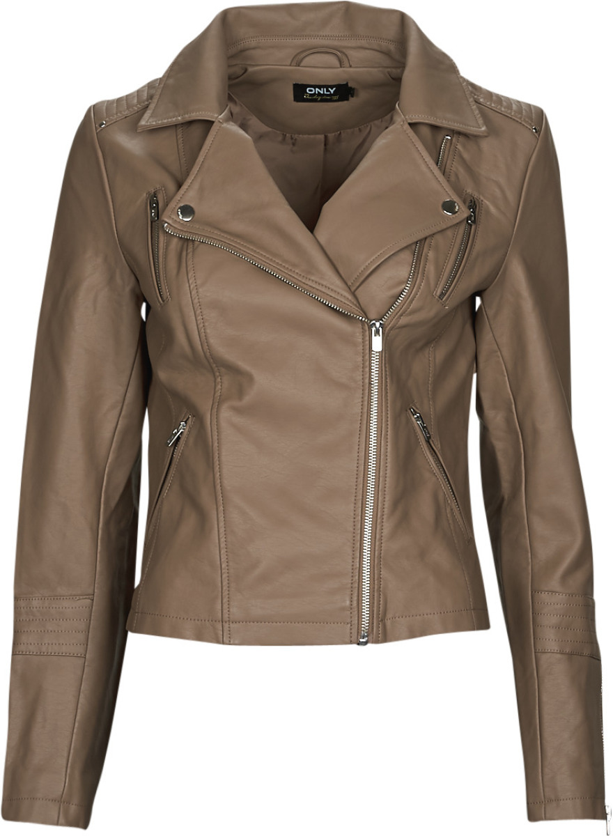 Leren Jas Only  ONLGEMMA FAUX LEATHER BIKER