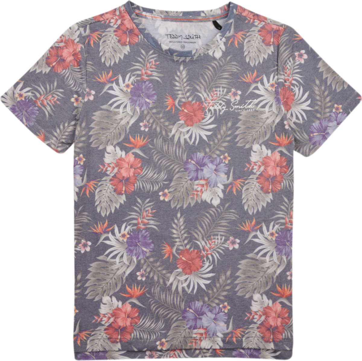 T-shirt Korte Mouw Teddy Smith  T-FLOWERS MC JR