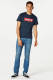 Levi's T-shirt met logo donkerblauw