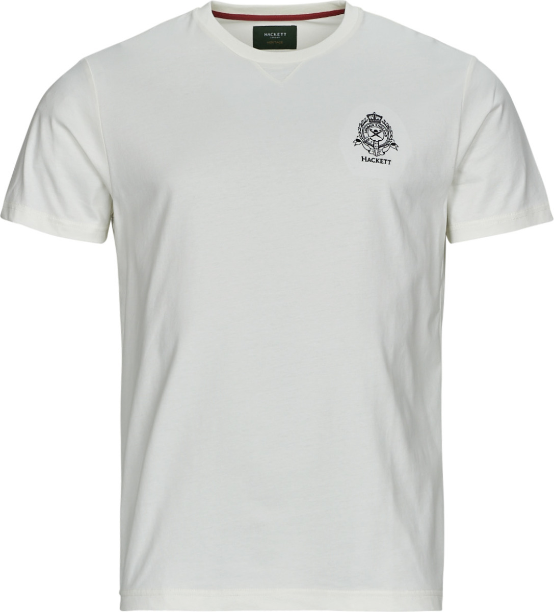 T-shirt Korte Mouw Hackett  EFFORTLESS LONDON HERITAGE LOGO TEE