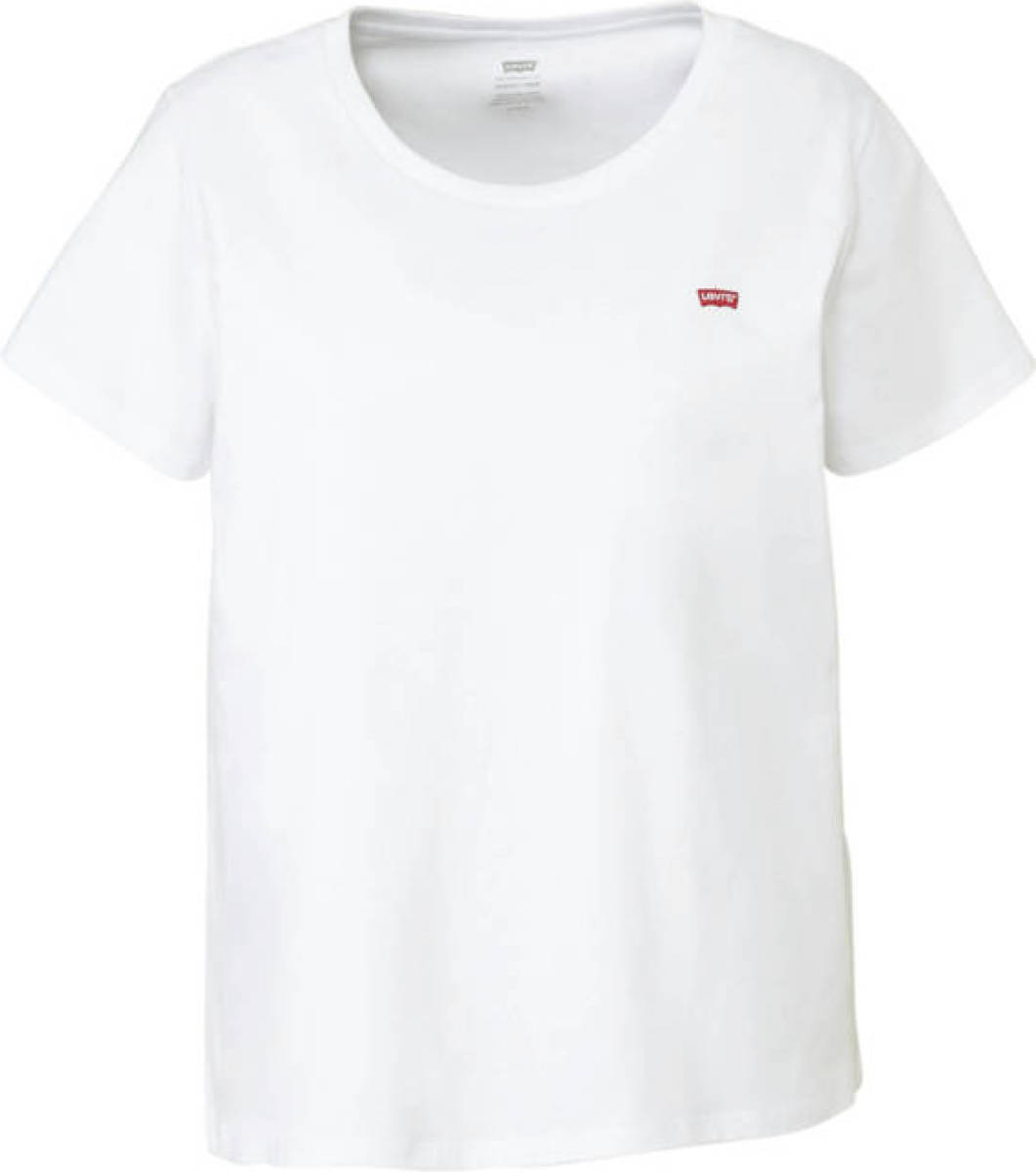 Levi's Plus T-shirt wit/rood