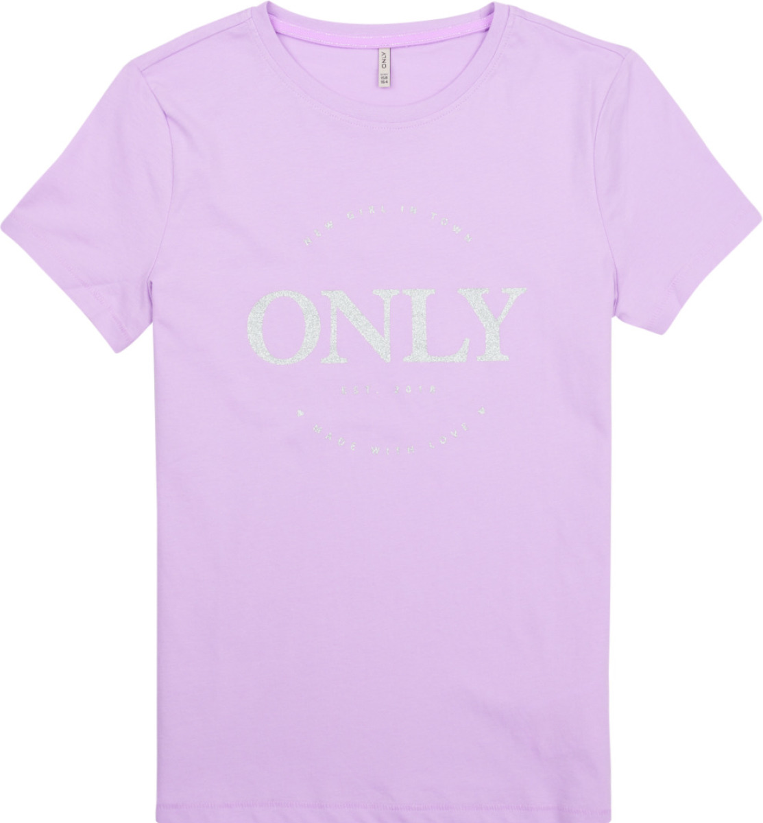 T-shirt Korte Mouw Only  KOGWENDY S/S LOGO TOP BOX CP JRS