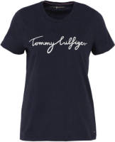 Tommy hilfiger T-shirt met logo donkerblauw