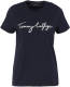 Tommy hilfiger T-shirt met logo donkerblauw