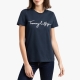 Tommy hilfiger T-shirt met logo donkerblauw