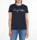 Tommy hilfiger T-shirt met logo donkerblauw