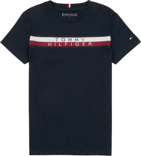 T-shirt Korte Mouw Tommy hilfiger  GLOBAL STRIPE TEE S/S