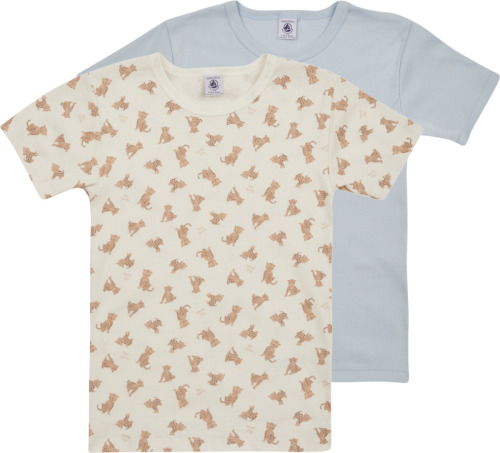 T-shirt Korte Mouw Petit Bateau  A074M00 X2