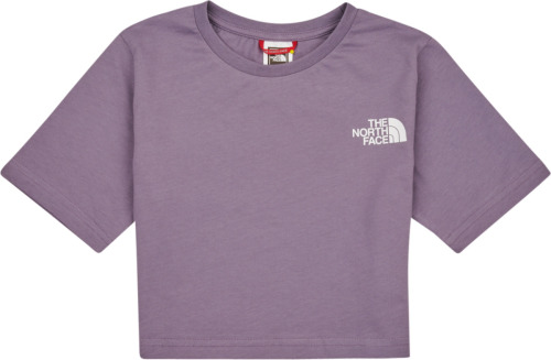 T-shirt Korte Mouw The North Face  Girls S/S Crop Simple Dome Tee