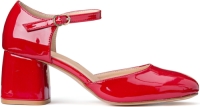 La Redoute Collections Gelakte ballerina's met brede hak