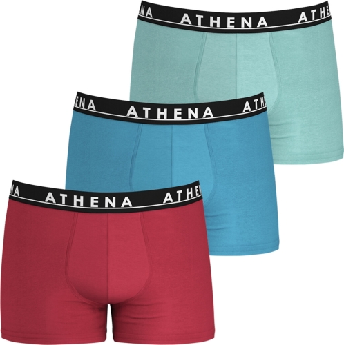 Athena Set van 3 effen boxershorts Easy Color