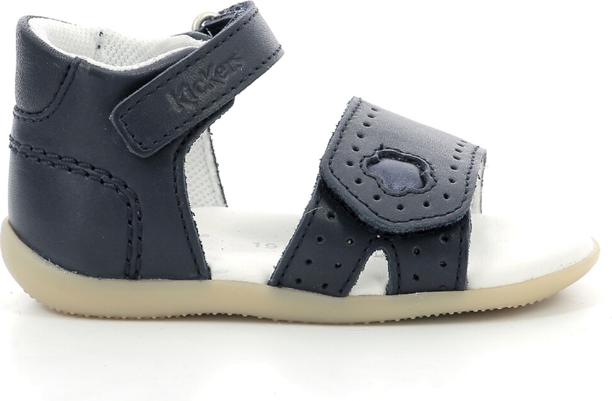 Kickers Leren sandalen met klittenband Bigratch