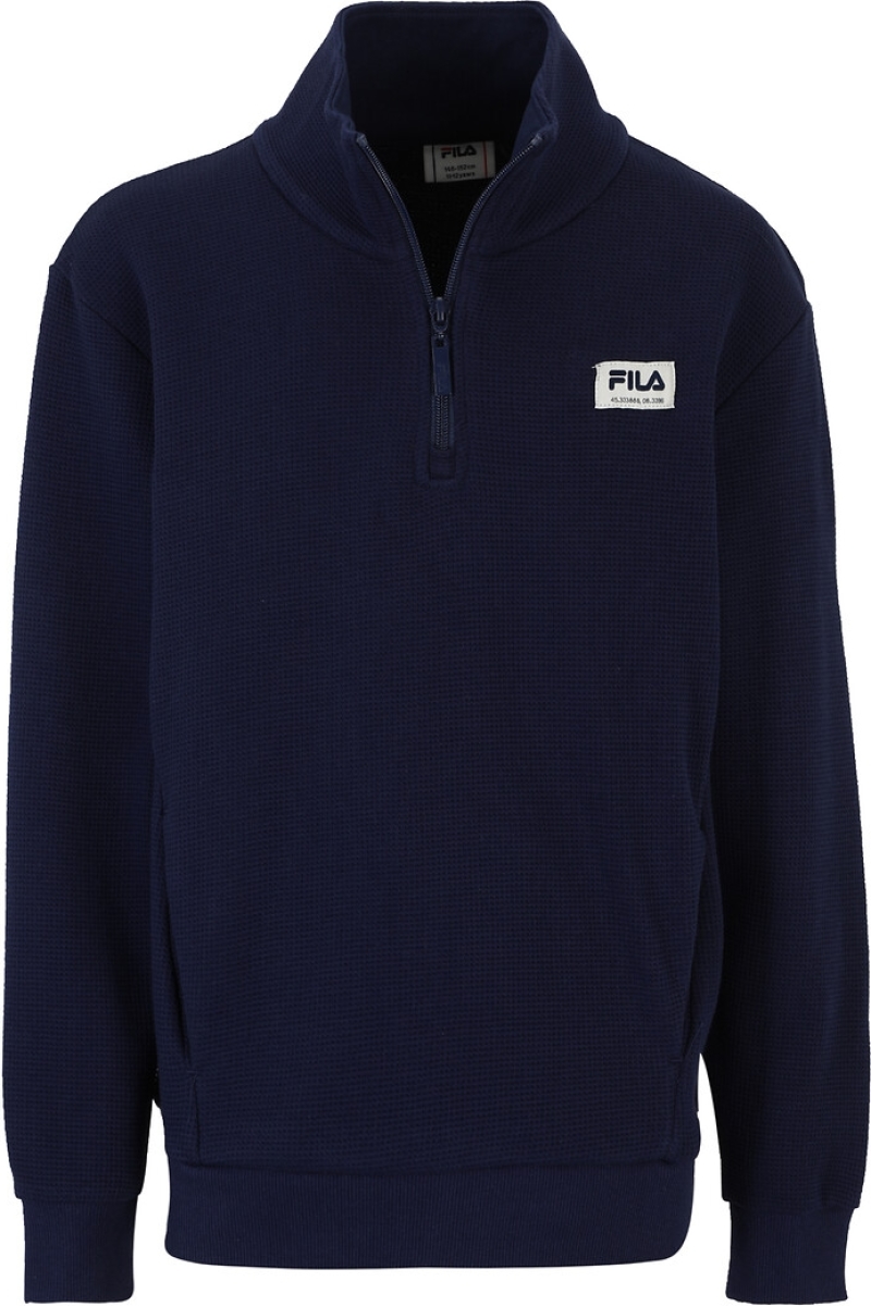 Fila Sweater, opstaande kraag met rits