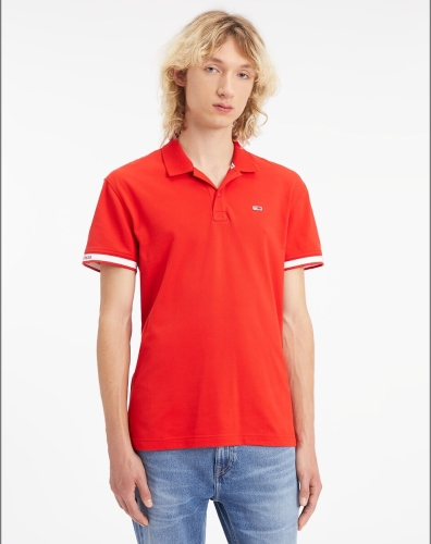 Tommy Jeans Poloshirt TJM CLSC ESSENTIAL POLO met geborduurd logo