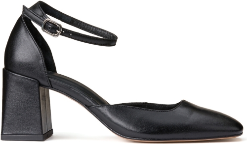 La Redoute Collections Leren pumps met enkelbandje