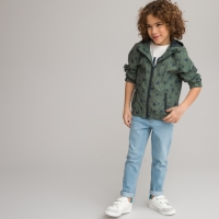 La Redoute Collections Jas met kap, bedrukte palmbomen