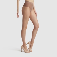 Dim Platte buik panty met een zonnige gloedtint 17D