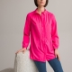 Anne Weyburn Blouse met nopjes in zuiver bio katoen, lange mouwen