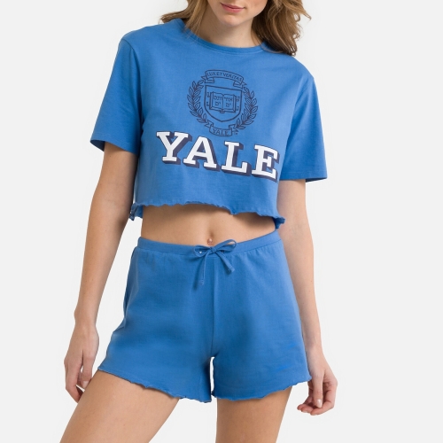 Pyjashort in katoen Yale