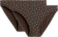 La Redoute Collections Set van 2 slips, stippenprint