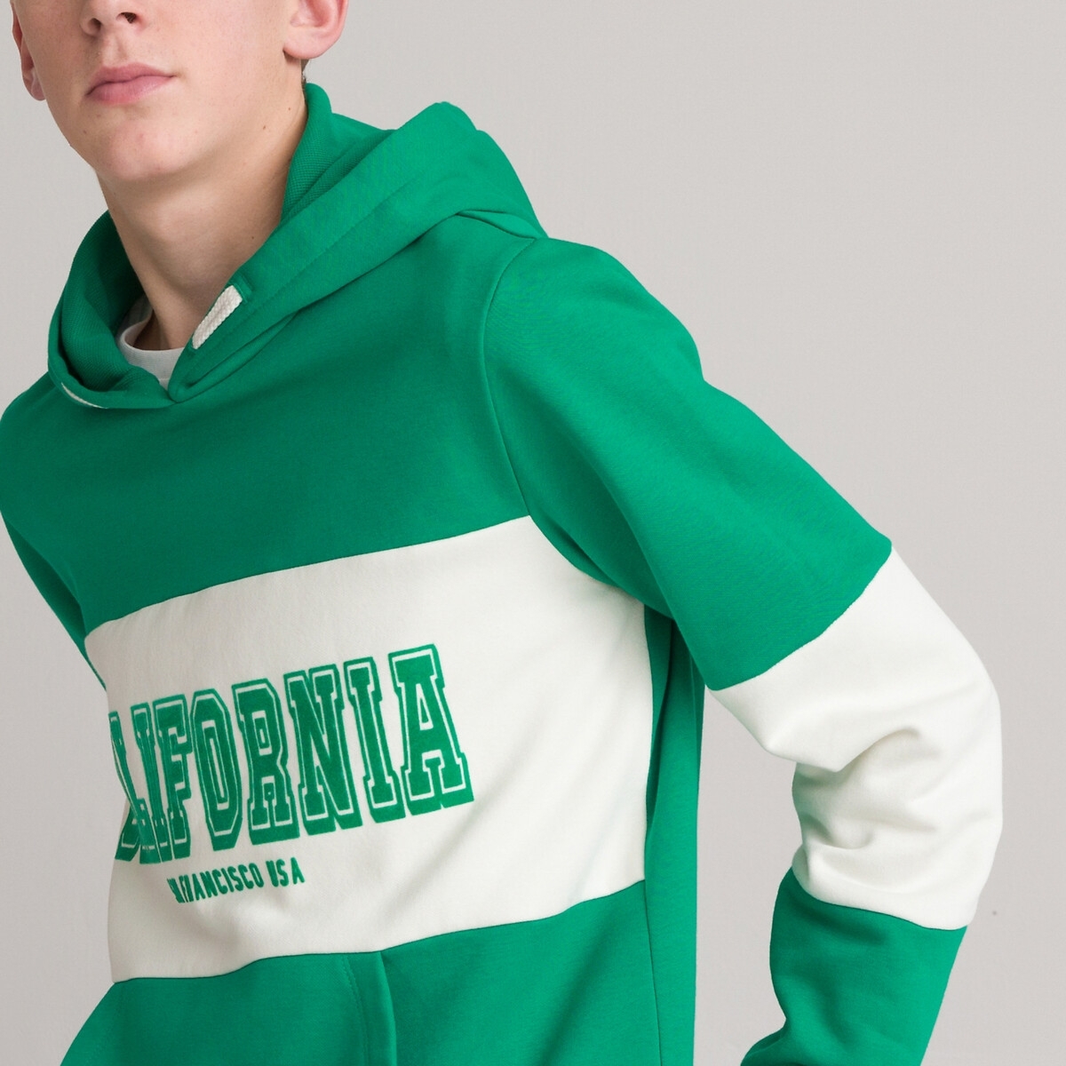 La Redoute Collections Hoodie in molton, California print