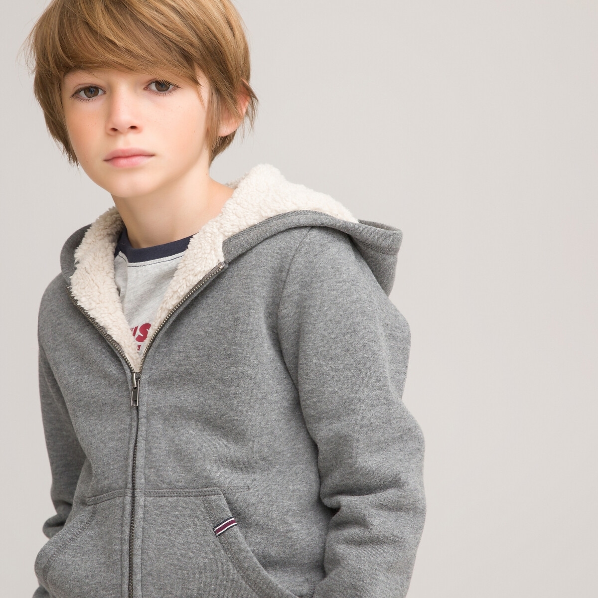 La Redoute Collections Sweater met rits, warme voering