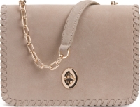 La Redoute Collections Handtas in leer en ketting