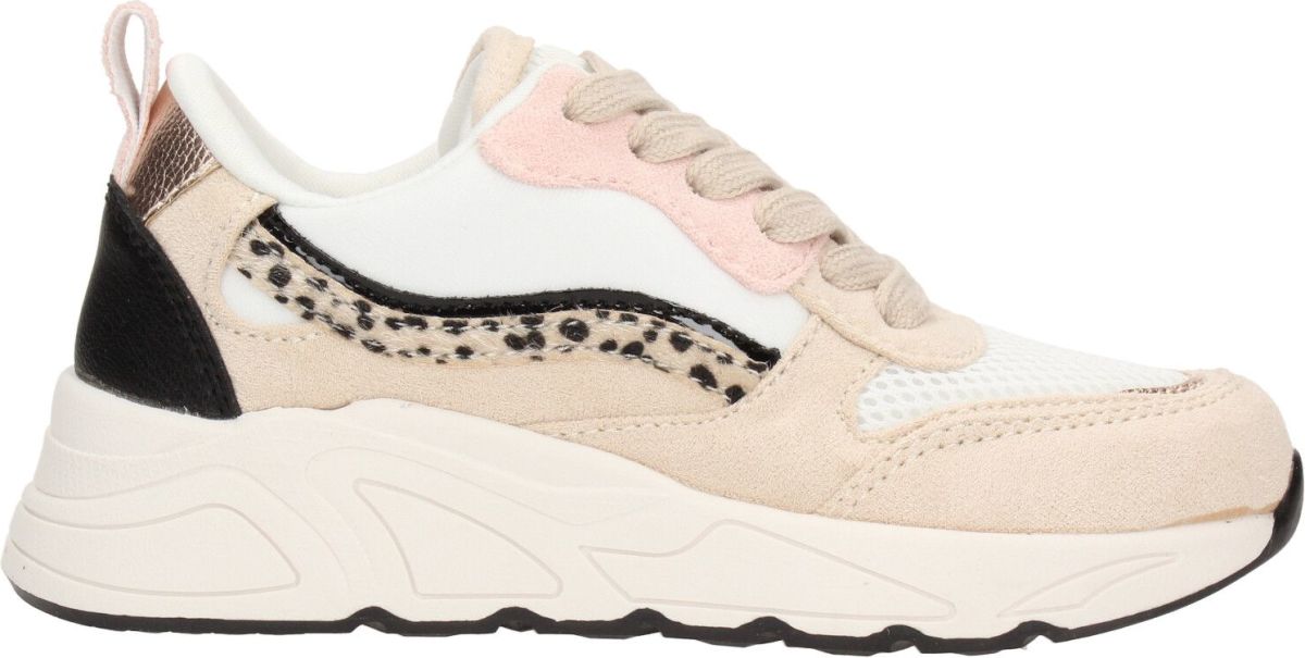 POSH by PS Poelman POSH By Poelman Sneaker Meisjes Wit/Beige/Roze