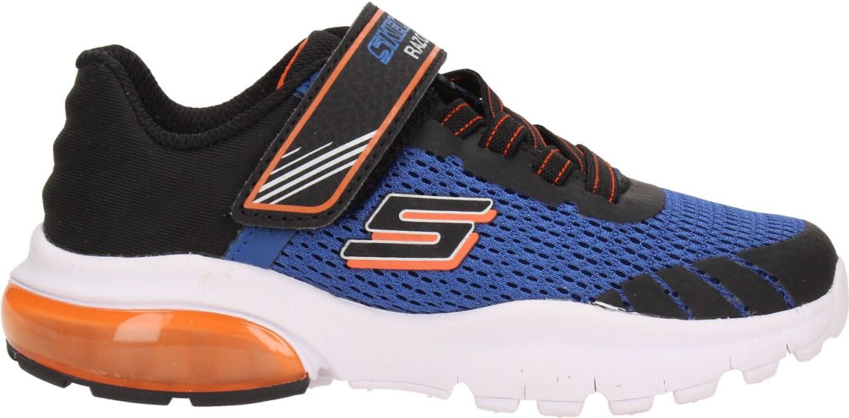Skechers Razor Flex Air Klittenband Sneaker Jongens Zwart/Blauw