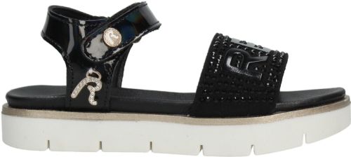 Replay sandalen met steentjes zwart