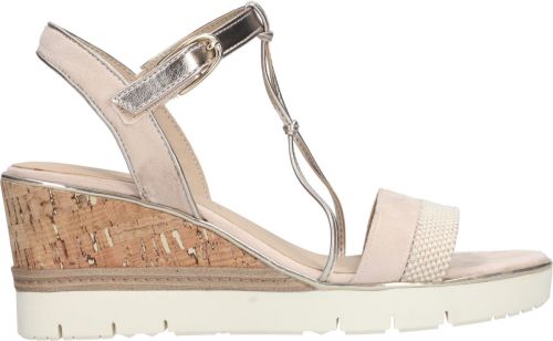 Tamaris Sandaal Dames Beige/Zilver