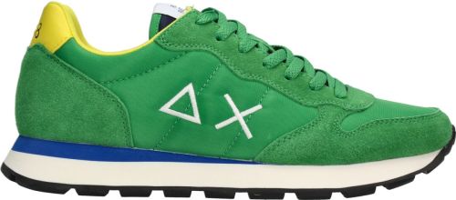 Sun68 Tom Solid Nylon Sneaker Heren Groen/Geel/Blauw