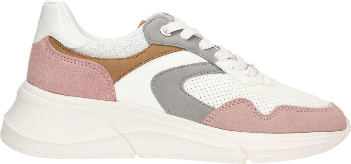 Mexx Jilou Sneaker Dames Wit/Roze