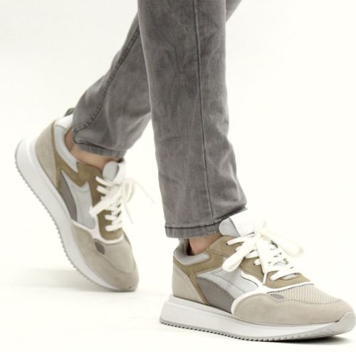 DSTRCT Sneaker Heren Grijs/Taupe