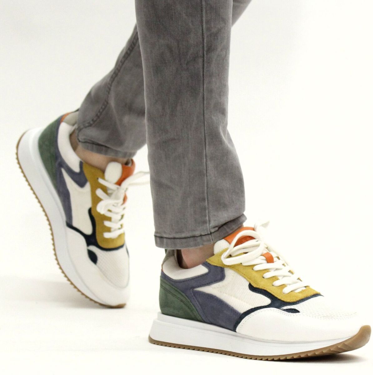 DSTRCT Sneaker Heren Wit/Multi