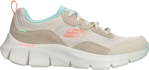 Skechers Flex Comfort Sneaker Jongens Blauw/Beige/Roze