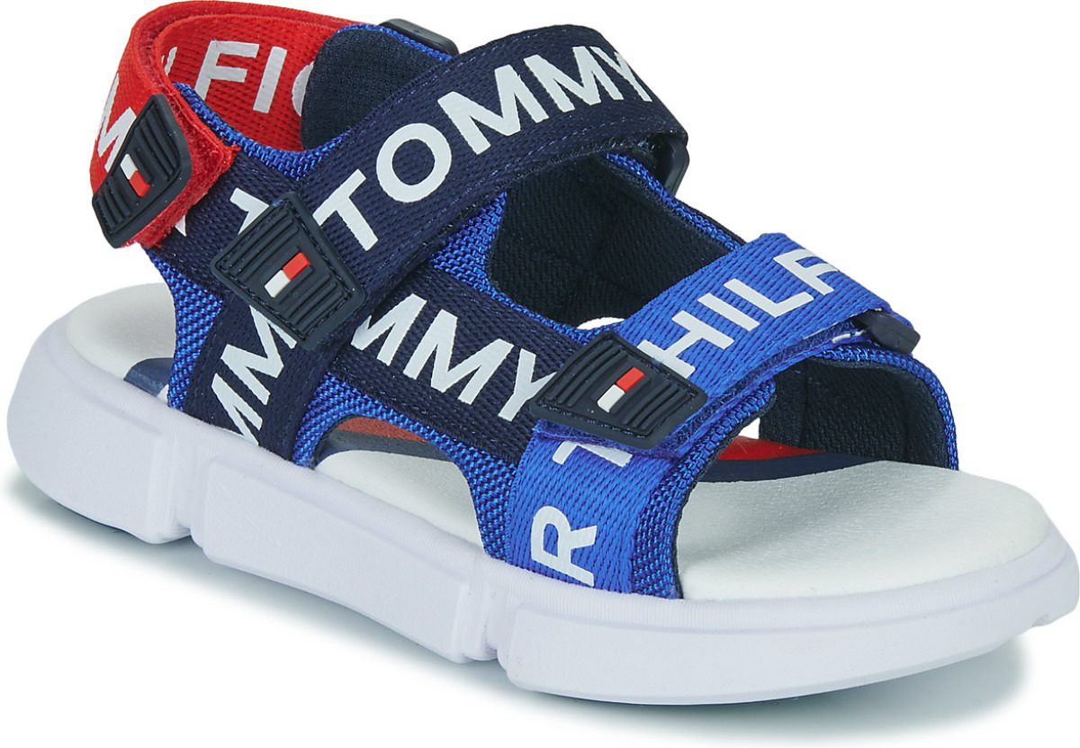 Tommy hilfiger Sandalen LOGO VELCRO SANDAL met klittenbandsluiting