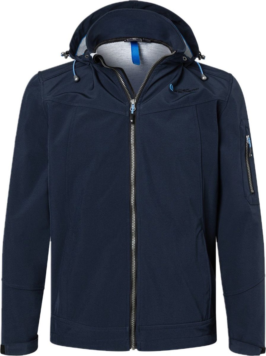 DEPROC Active Softshell-jack DEXTER PEAK MEN met afneembare capuchon