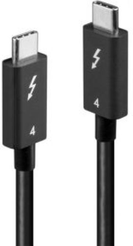 LINDY 31120 Thunderbolt-kabel 1 m 40 Gbit/s Zwart