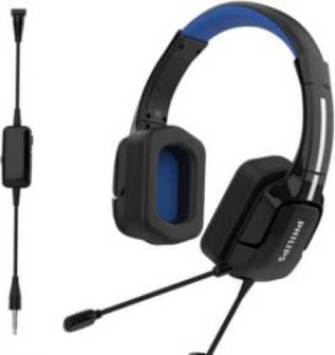 Philips 3000 series TAGH301BL/00 hoofdtelefoon/headset Bedraad Hoofdband Gamen USB Type-A Zwart