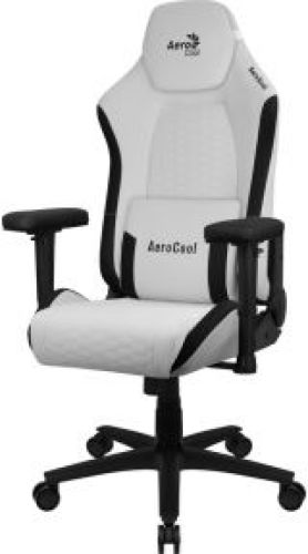 AeroCool CROWNMOONSW gamestoel Universele gamestoel Gecapitonneerde zitting Wit