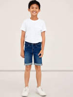 NAME IT slim fit denim short NKMSILAS medium blue denim