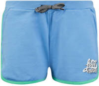 Retour Denim short met zijstreep lichtblauw