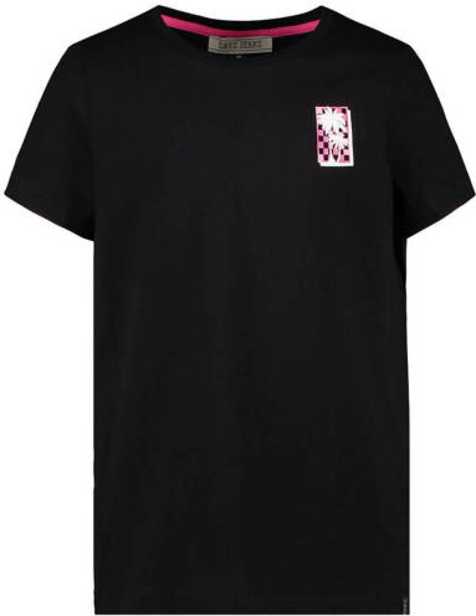 Cars T-shirt Bachy met backprint zwart