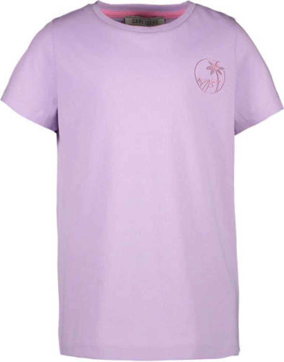 Cars T-shirt met backprint paars