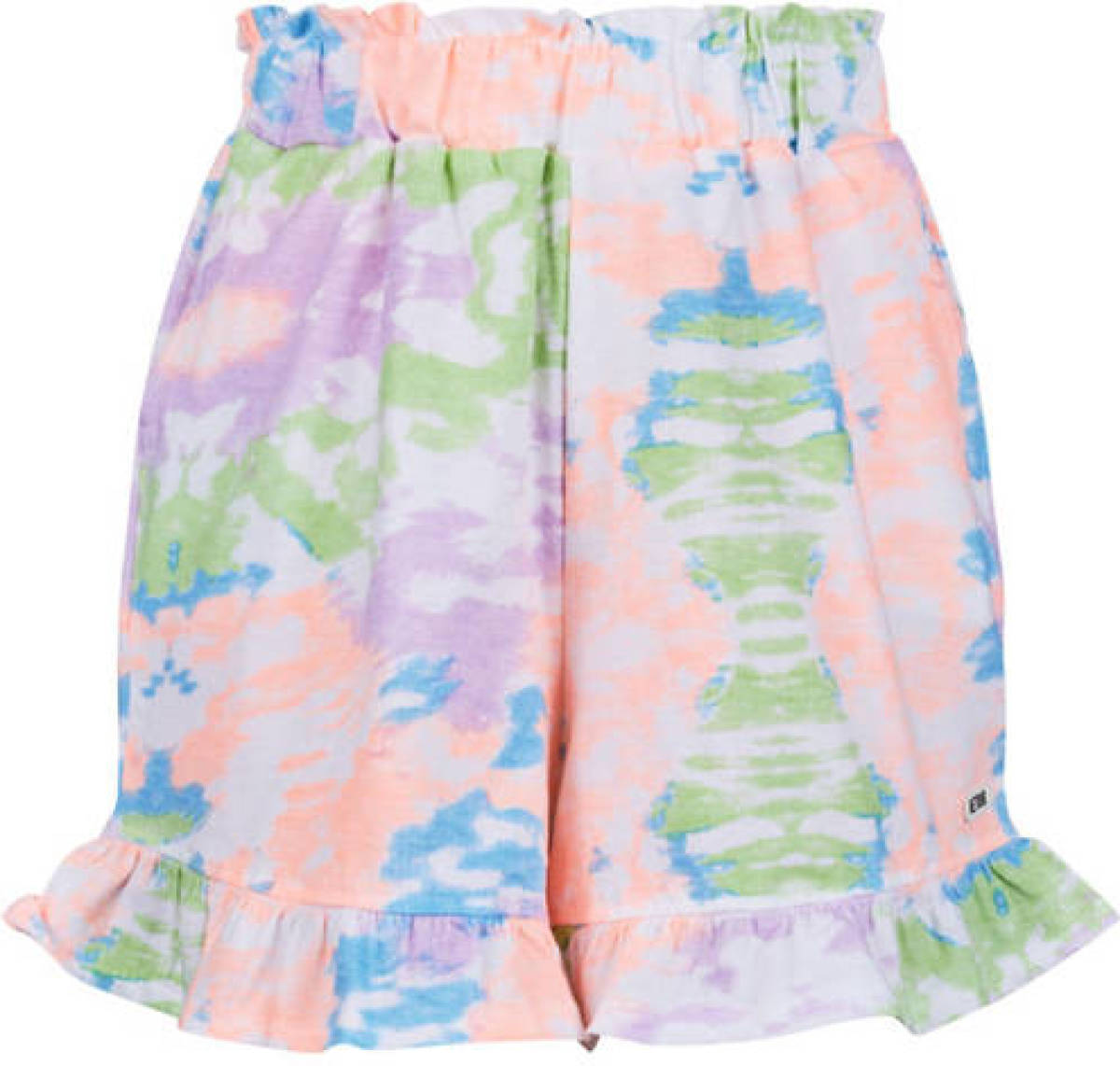Retour Denim short Winnie met all over print wit/multicolor
