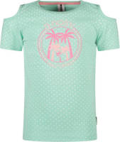 B.Nosy T-shirt met stippen mintgroen