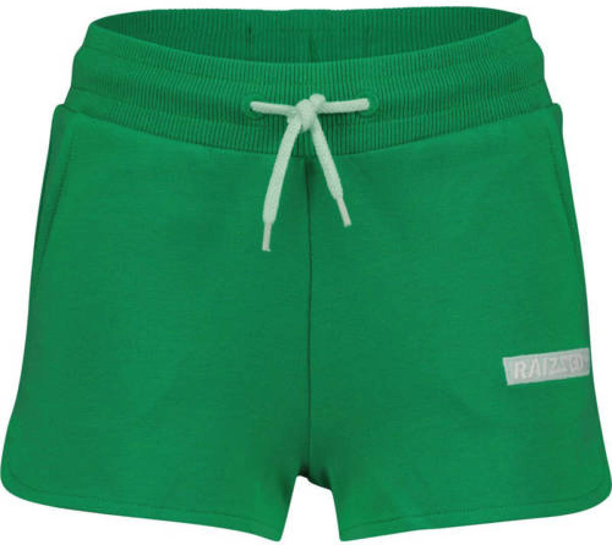 Raizzed short met logo groen